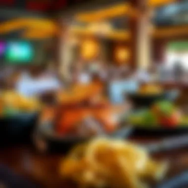 A selection of gourmet dishes served at the hotel's restaurant