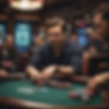 Mastering Poker Strategies A strategic overlay depicting winning poker strategies