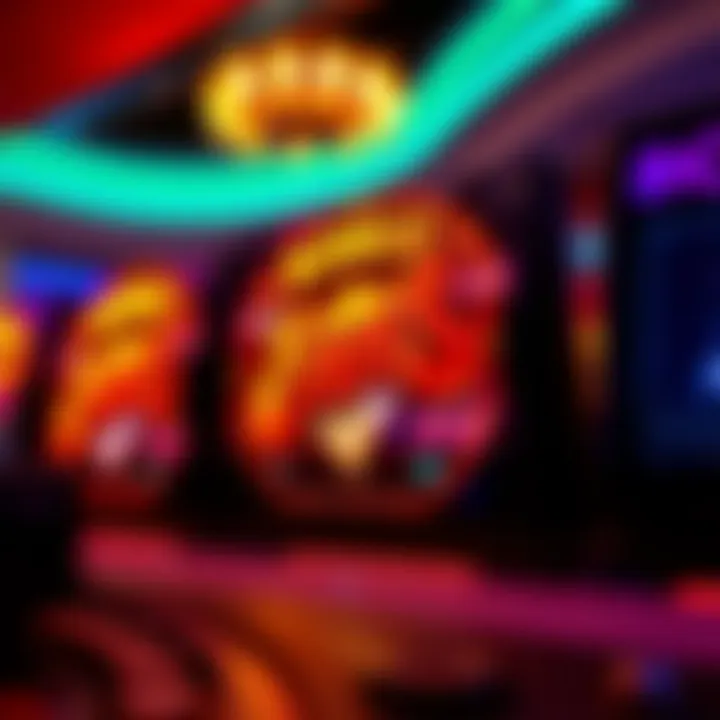 A visually captivating representation of bonus rounds in Winstar Casino slots, emphasizing excitement and rewards.